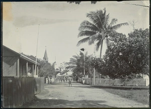 G A Read :Photograph of street scene, Apia, Samoa