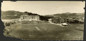 View of Wellington College looking south, Wellington City, New Zealand