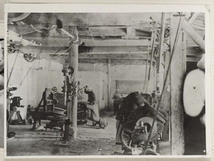 Interior of a workshop, Shandan, Gansu, China