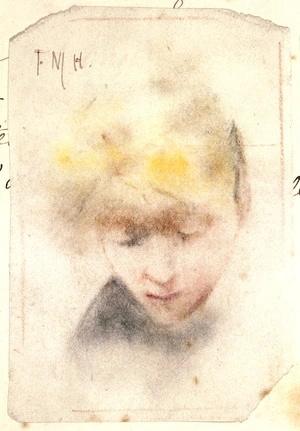 Hodgkins, Frances Mary, 1869-1947 :[Portrait study. ca 188-]