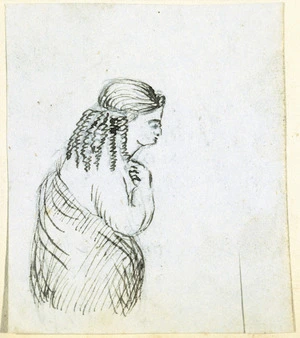 [Taylor, Richard], 1805-1873 :[Maori girl. 18--].