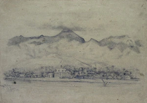 Pottier, H J A fl 1855 :Rade de Taiti, le 23 septembre 1856.