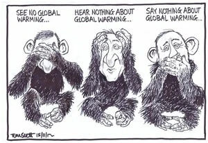 Scott, Thomas, 1947- :'See no global warming..hear nothing about global warming..say nothing about global warming' 16 November 2012