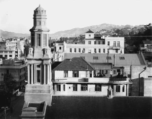 View of buildings on The Terrace, Wellington