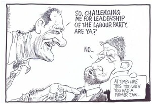 Scott, Thomas, 1947- :'So challenging me for leadership of the Labour Party are ya?' 21 November 2012