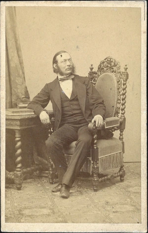 Angerer, Ludwig, 1827-1879: Portrait of Ferdinand von Hochstetter