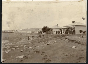 Carnell, Samuel 1832-1920 :View of Westshore Beach, Napier
