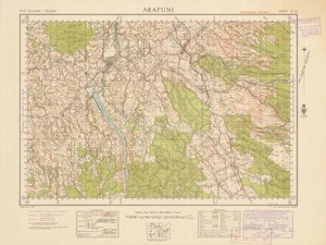 Arapuni [electronic resource] / A.E.M. March 1947 ; compiled from plane table sketch surveys & official records by the Lands & Survey Department.
