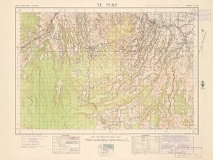 Te Puke [electronic resource] / R.J.F.W. April 1944 ; compiled from plane table sketch surveys & official records by the Lands & Survey Department.
