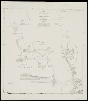Downie, James, 1819-1822 :A sketch of the River Thames in New Zealand; showing the coast explored in HMS Coromandel by J Downie [copy of ms map]. [1820]