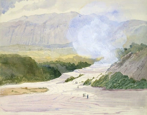 [Fox, William] 1812-1893 :Te Tarata, approach to. [1864?]