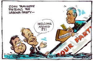 Evans, Malcolm Paul, 1945- :'Welcome aboard JT!' 3 December 2012