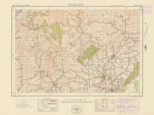 Heriot [electronic resource] / compiled from plane table sketch surveys & official records by the Lands & Survey Department ; G.R.G. Dec., 1945.