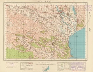Balclutha [electronic resource] / compiled from plane table sketch surveys & official records by the Lands & Survey Department.