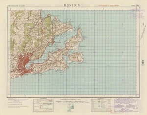 Dunedin [electronic resource] / compiled from plane table sketch surveys and official records by the Lands & Survey Department.