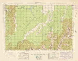 Matiri [electronic resource] / compiled from plane table sketch surveys and official records by the Lands & Survey Department.