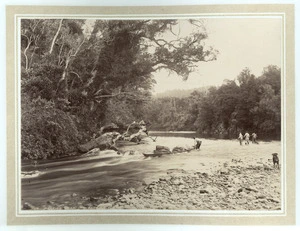 Canoeing expedition on the Otaki River
