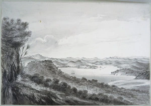 [Mitford, John Guise] 1822-1854 :[The Hobson album]. Russell from Paihia. Wai Keri River. [ca 1843]