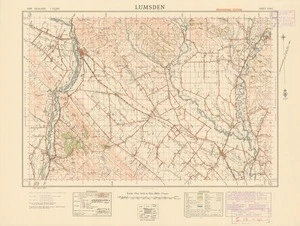 Lumsden [electronic resource] / compiled from plane table sketch surveys & official records by the Lands & Survey Department ; L.R.L., March 1945.