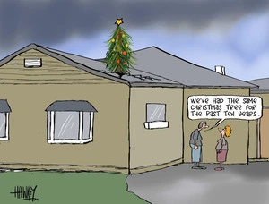 Hawkey, Allan Charles, 1941- :'We've had the same Christmas tree for the past ten years' 7 December 2012
