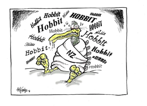 Hubbard, James, 1949- :'Hobbit.' 28 November 2012