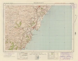 Waikouaiti [electronic resource] / N.E.S. December 1942 ; compiled from plane table sketch surveys and official records by the Lands and Survey Department.