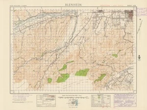 Blenheim [electronic resource] / [drawn by] K.P. Potete ; compiled from plane table sketch surveys and official records by the Lands and Survey Department.