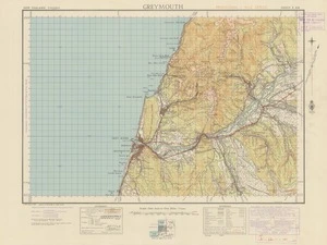 Greymouth [electronic resource] / compiled from plane table sketch surveys & official records by the Lands & Survey Department.