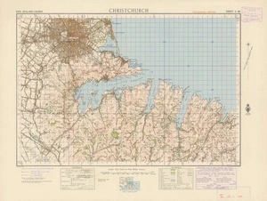 Christchurch [electronic resource] / compiled from plane table sketch survey and official records by the Lands & Survey Department ; L.H.