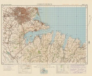 Christchurch [electronic resource] / compiled from plane table sketch survey and official records by the Lands & Survey Department ; L.H.