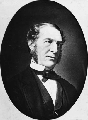 Head and shoulders portrait of William Thomas Locke Travers