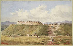 Atcherley, Henry Mount Langton, fl 1860-1903 :Redoubt, Maketu, New Zealand [1864?]