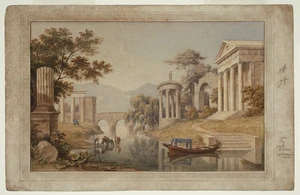 [Gilfillan, John Gordon] 1839-1875 :[Italianate Landscape] 1860
