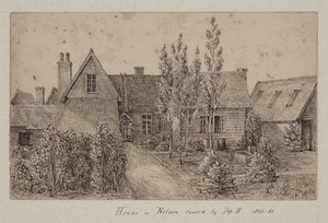 [Nicholson, Maria], fl 1859-62 :House in Nelson rented by B[isho]p H[obhouse], [1860].