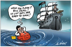 Nisbet, Alastair, 1958- :'Walk the plank? Big deal! Us list MPs are hard to sink!' 10 December 2012