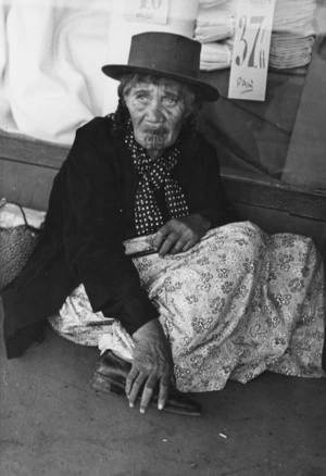 Elderly Maori Woman, Te Awamutu