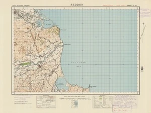 Seddon [electronic resource] / compiled from plane table sketch surveys & official records by the Lands & Survey Department ; B.A.