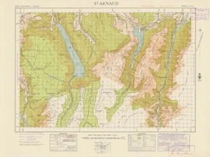 St. Arnaud [electronic resource] / compiled from plane table sketch surveys & official records by the Lands and Survey Department.