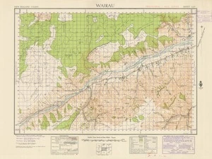 Wairau [electronic resource] / compiled from plane table sketch surveys & official records by the Lands & Survey Department ; B. Andrewes Decr. 1942.