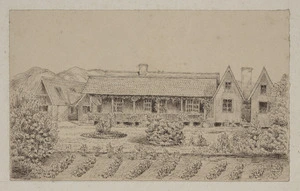 [Nicholson, Maria], fl 1859-62 :[House in Nelson rented by Bishop Hobhouse, 1859-63. ca 1860].