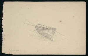 [Gully, John], 1819-1888 :Boat on Manipori [1860-1880s].