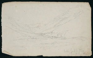 [Gully, John], 1819-1888 :Looking back to Otira from Arthurs Pass [1860-1880s].
