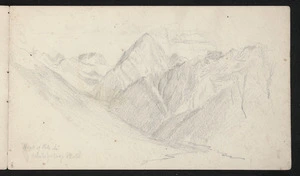 [Gully, John], 1819-1888 :Head of Rotoiti; detail for large sketch [1860-1880s]