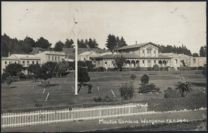 [Postcard]. Moutoa Gardens, Wanganui. F.G.R. series 2441. Dominion of New Zealand post card; real photograph [1907-1910?].