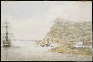 [Bridge, Cyprian (Lieutenant-Colonel)], 1807-1885 :The attack on Pomare's Pa, 30th April 1845.