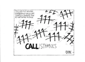 Only 83 out of 640 emergency calls got through during the XT network outage - CALListhenics. 20 March 2010