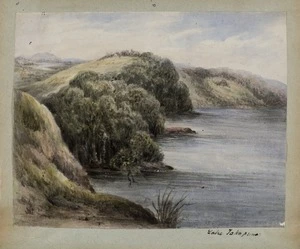 Artist unknown :Lake Takapuna. [1880s?]