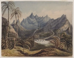 Tyerman, Daniel, 1773-1828 :[Papetoai, Island of Eimeo 1821]