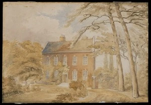 Kinder, Sarah, 1827-1888 :[View of the Master's House, Uttoxeter. ca 1850].