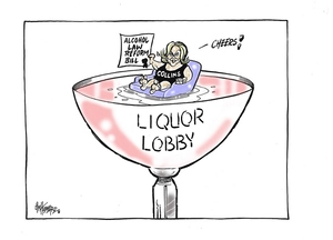 Hubbard, James, 1949- :Alcohol Law Reform Bill. 28 December 2012